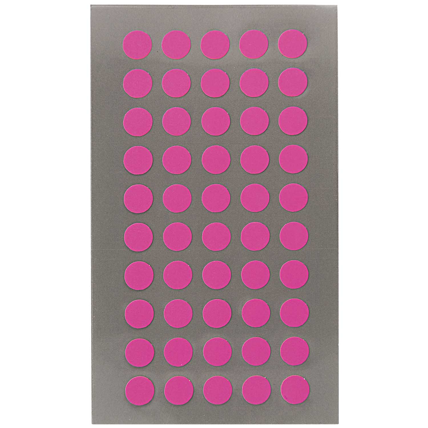 NEU Office Sticker, neon-pinke Punkte, 8 mm, 4 Blatt