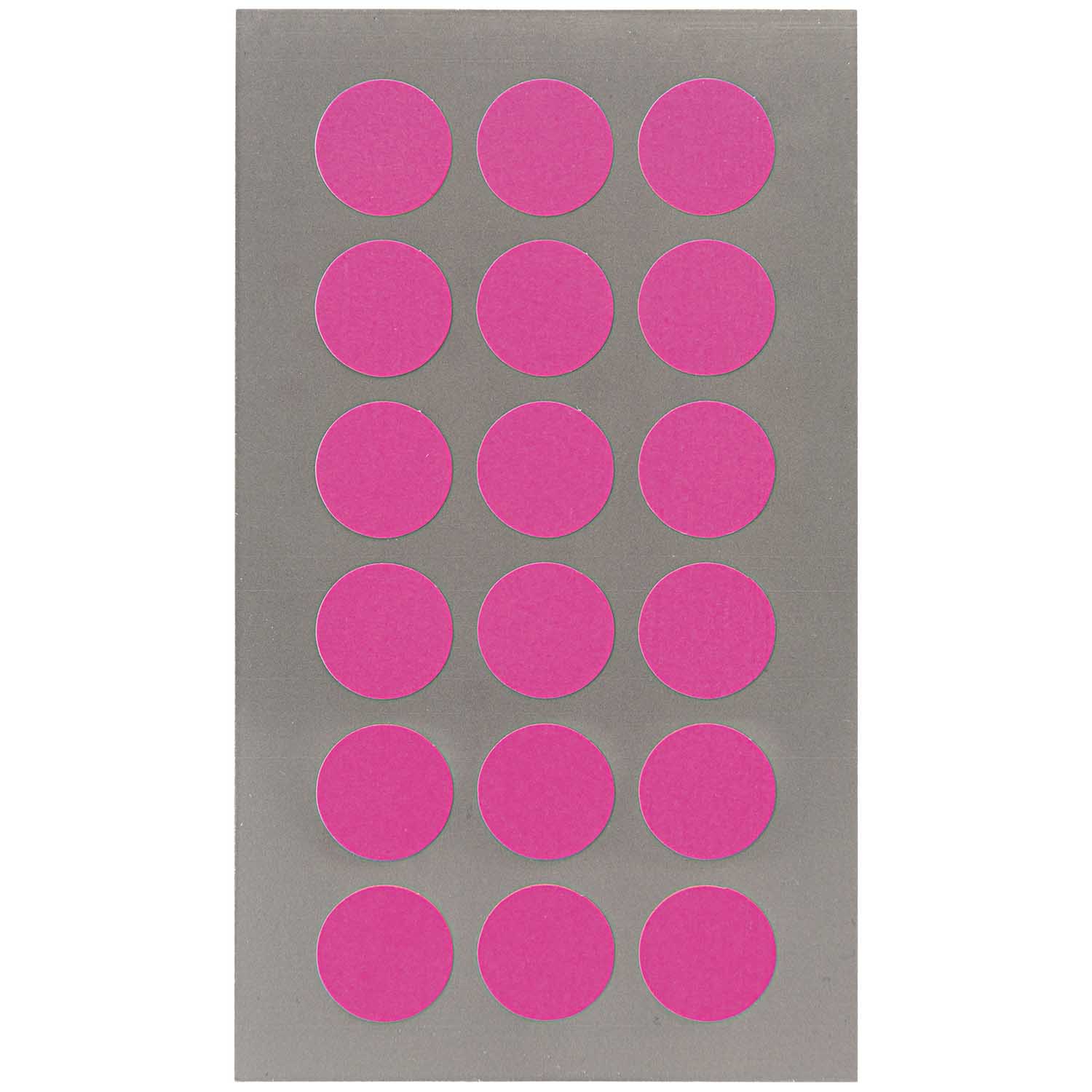 NEU Office Sticker, neon-pinke Punkte - Verschiedene Größen