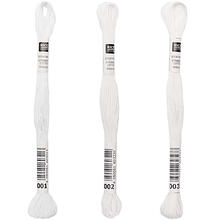 Sticktwist, 8 Meter, Farbe: Weiß - Verschiedene Farbschattierungen