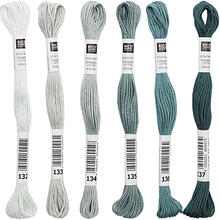 Sticktwist, 8 Meter, Farbe: Petrol - Verschiedene Farbschattierungen