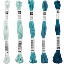 Sticktwist, 8 Meter, Farbe: Minze - Verschiedene Farbschattierungen