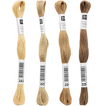 Sticktwist, 8 Meter, Farbe: Algengrün - Verschiedene Farbschattierungen