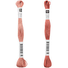Sticktwist, 8 Meter, Farbe: Apricot - Verschiedene Farbschattierungen