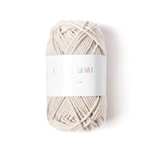 Ricorumi dk Hkelgarn, 100% Baumwolle, 25 g, Hellgrau