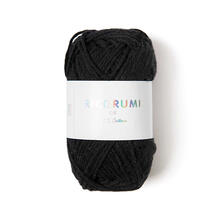 Ricorumi dk Hkelgarn, 100% Baumwolle, 25 g, Schwarz