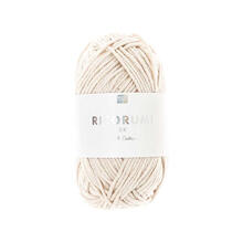 Ricorumi dk Hkelgarn, 100% Baumwolle, 25 g, Elfenbein