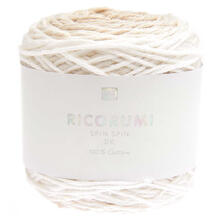 Ricorumi Spin Spin dk Hkelgarn, 100% Baumwolle, 50 g, Natur