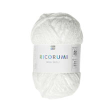 Ricorumi Nilli Nilli Hkelgarn, 100% Polyester, 25 g, Wei