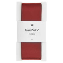 Satinband, 100% Polyester, Bordeaux, 38 mm x 3 m