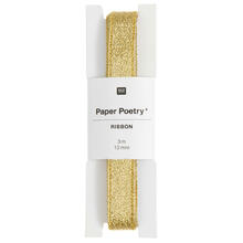 Metallic Band, Gold Glitzer, 13 mm x 3 m
