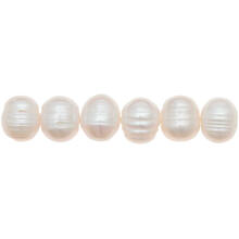 Swasserperlen Itoshii, 11 - 12 mm, 10 Stk, Natur