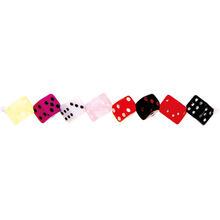 Kunststoff-Perlen Itoshii, Wrfel, 6 x 6 x 6 mm, 96 Stk, Multicolor