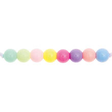 Kunststoff-Perlen, Itoshii, rund, 10 mm, 24 Stk, Pastell Mix