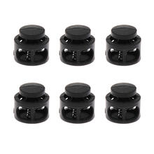 Kunststoff-Verschluss, Itoshii Ponii, 14 x 9 mm, 6 Stk, Schwarz