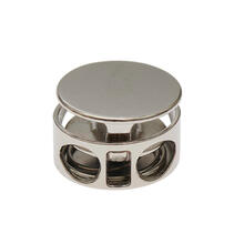 Metall-Verschluss, Itoshii Ponii, 14 x 9 mm, 6 Stk, Silber