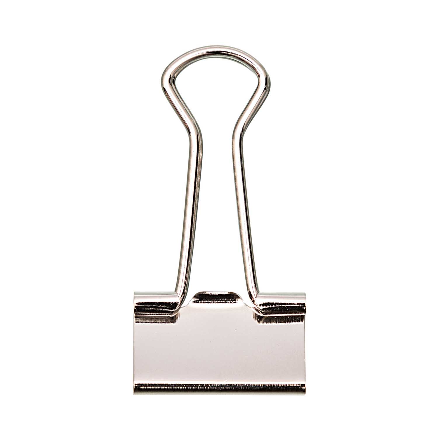 NEU Foldback-Klammern silber, 19 mm, 12 Stck
