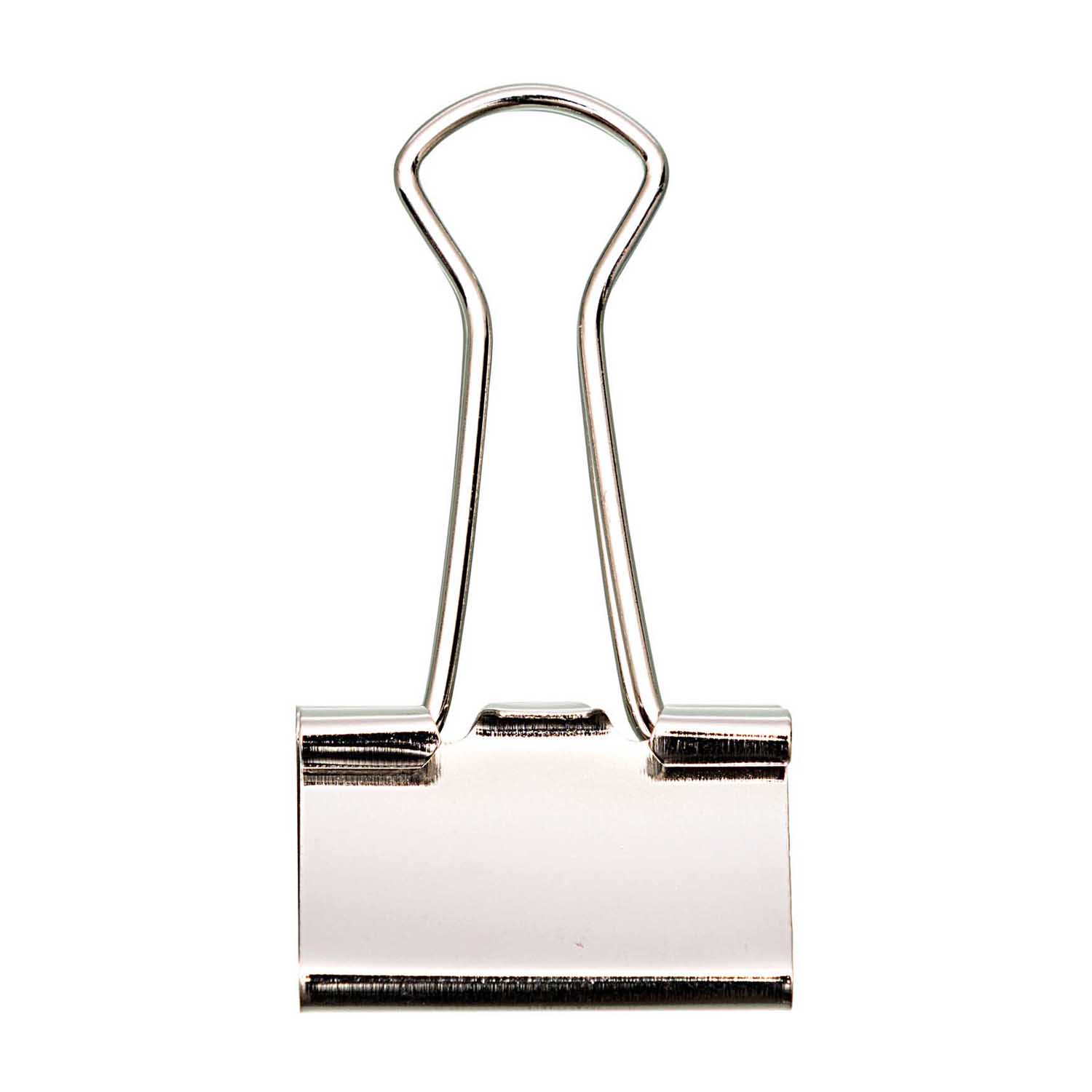 NEU Foldback-Klammern silber, 25 mm, 12 Stck