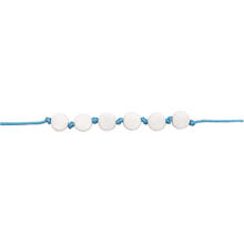 Kunststoff-Perlen, rund, 7 x 4 mm, 165 Stk, Wei