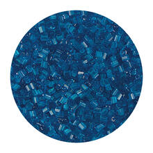 Rocailles-Perlen 2Cut, 2 mm, 14 g, Trkis Irisierend