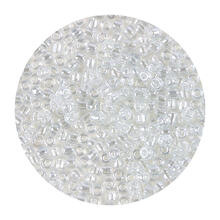 Rocailles-Perlen, 3,1 mm, 14 g, Transparent