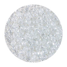 Rocailles-Perlen, 4 mm, 14 g, Transparent