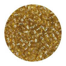 Rocailles-Perlen, 4 mm, 14 g, Gold