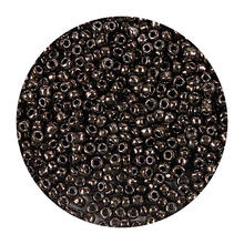 Rocailles-Perlen, 2 mm, 14 g, Kupfer Metallic