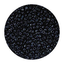 Rocailles-Perlen, 3,1 mm, 14 g, Schwarz