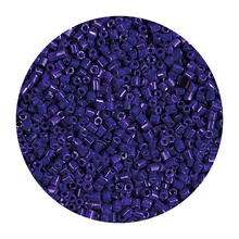 Rocailles-Perlen 2Cut, 2 mm, 14 g, Dunkelblau Opak