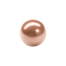 Renaissance Glasperle, rund, 4 mm, 100 Stk, Karamell