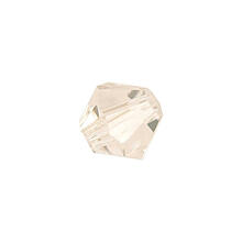Glasschliff-Perlen Raute, 4 mm, 20 Stk, Wei
