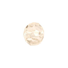 Glasschliff-Diskus Perle, 6 mm, 12 Stk, Wei