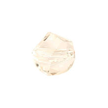 Glasschliff-Kandis Perle, 6 mm, 12 Stk, Wei