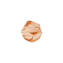 Glasschliff-Kandis Perle, 6 mm, 12 Stk, Pfirsich