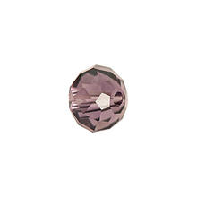 Glasschliff-Diskus Perle, 6 mm, 12 Stk, Veilchen