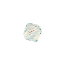 Glasschliff-Perlen Raute, 4 mm, 20 Stk, Mint
