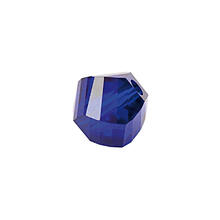 Glasschliff-Kandis Perle, 6 mm, 12 Stk, Blau