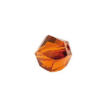 Glasschliff-Kandis Perle, 6 mm, 12 Stk, Karneol