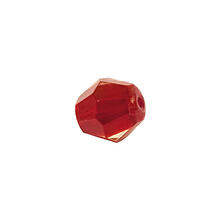 Glasschliff-Perlen Raute, 6 mm, 12 Stk, Bordeaux