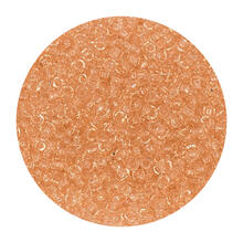 Rocailles-Perlen, 2 mm, 14 g, Pink Transparent