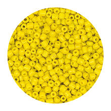 Rocailles-Perlen, 2 mm, 14 g, Gelb