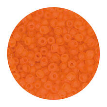 Rocailles-Perlen, 2 mm, 14 g, Orange Matt