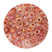 Rocailles-Perlen, 4 mm, 14 g, Hellrosa