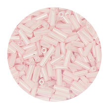 Rocailles-Perlen Stbchen, 6,75 mm, 14 g, Rosa