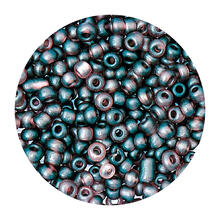 Rocailles-Perlen, 3,1 mm, 14 g, Helllila Matt