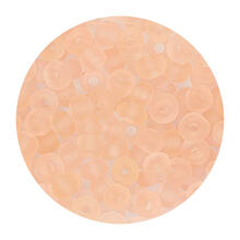 Rocailles-Perlen, 4 mm, 14 g, Beige Matt