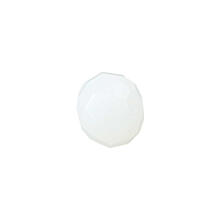 Glasschliff-Diskus Perle, 6 mm, 12 Stk, Wei Opak
