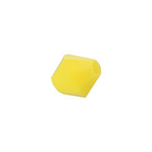 Glasschliff-Perlen Raute, 4 mm, 20 Stk, Gelb Opak