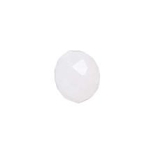 Glasschliff-Diskus Perle, 6 mm, 12 Stk, Rosa Milchig