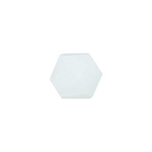 Glasschliff-Perlen Raute, 4 mm, 20 Stk, Mint Milchig